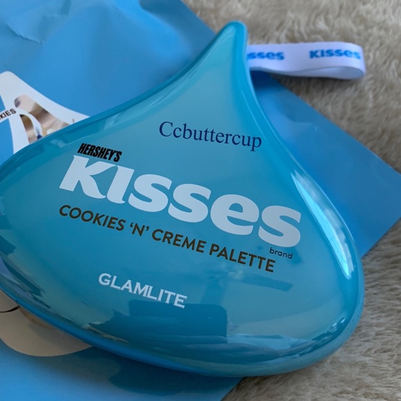 glamlite Makeup Glamlite Hershey Kiss Eyeshadow Palette Cookies Cream Poshmark